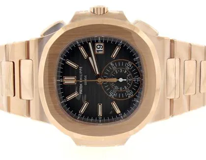 Patek Philippe Nautilus 5980/1R-001 40.5mm Rose gold Black