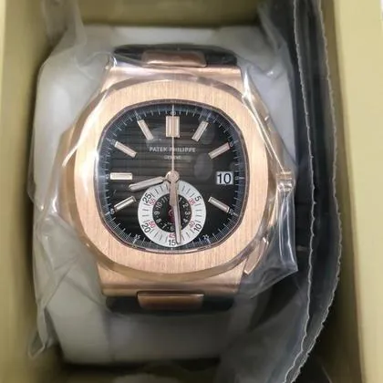 Patek Philippe Nautilus 5980 40mm Rose gold Brown