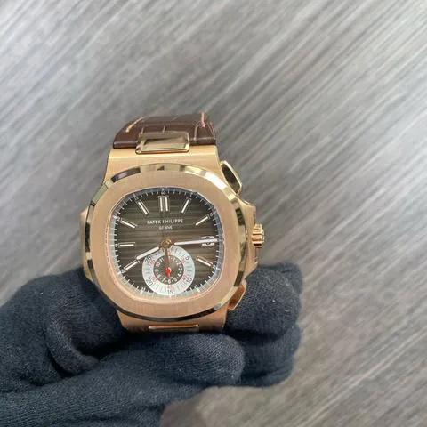 Patek Philippe Nautilus 5980R-001 Rose gold Brown