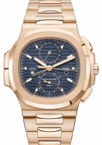 Patek Philippe Nautilus 5990/1R-001 40.5mm Rose gold Blue