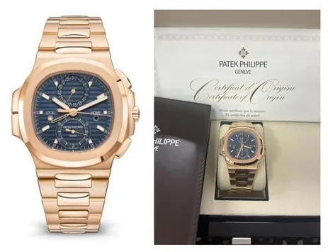 Patek Philippe Nautilus 5990/1R-001 Rose gold Blue