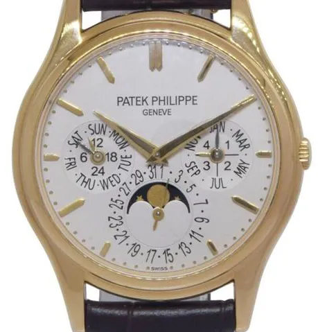 Patek Philippe Perpetual Calendar 5140J 37mm Yellow gold Silver 7