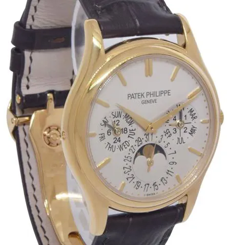 Patek Philippe Perpetual Calendar 5140J 37mm Yellow gold Silver 10