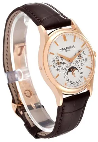 Patek Philippe Perpetual Calendar 5140R-001 37mm Rose gold Brown 4