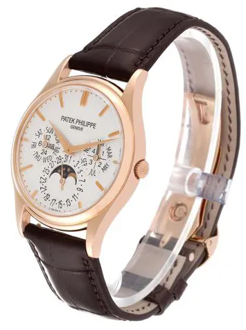 Patek Philippe Perpetual Calendar 5140R-001 37mm Rose gold Brown 1