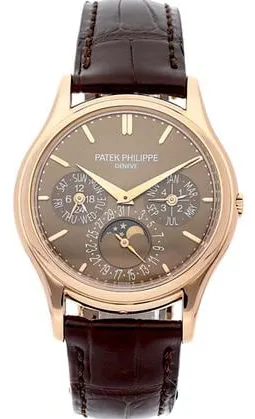 Patek Philippe Perpetual Calendar 5140R-001 37mm Rose gold Brown