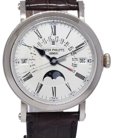 Patek Philippe Perpetual Calendar 5159G-001 38mm White gold Silver 6