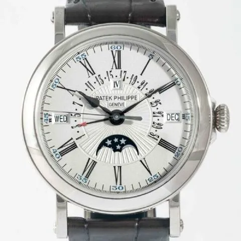 Patek Philippe Perpetual Calendar 5159G-001 38mm White gold Silver