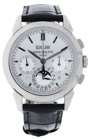 Patek Philippe Perpetual Calendar Chronograph 5270G-001 41mm White gold Silver