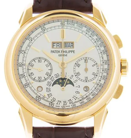 Patek Philippe Perpetual Calendar Chronograph 5270J-001 41mm Yellow gold Silver