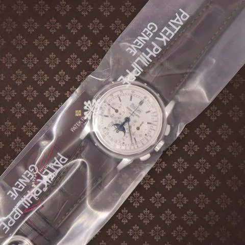 Patek Philippe Perpetual Calendar Chronograph 5970G-001 40mm White gold Silver 2