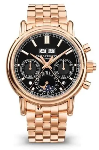 Patek Philippe Perpetual Calendar Split-Seconds Chronograph 5204/1R-001 40mm Rose gold Black