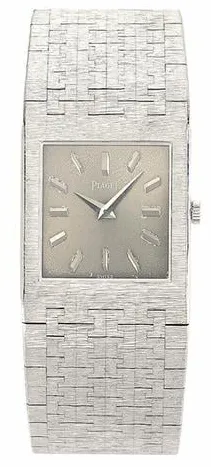 Piaget 9133 23mm White gold Silver