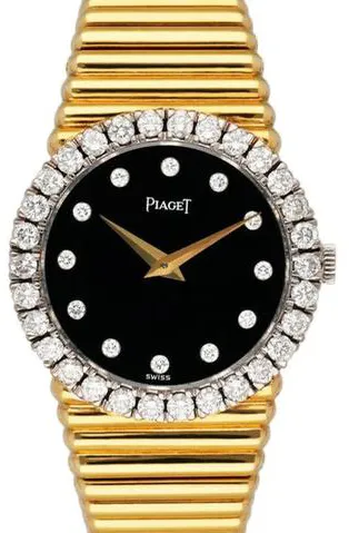 Piaget Dancer 25mm Yellow gold Black