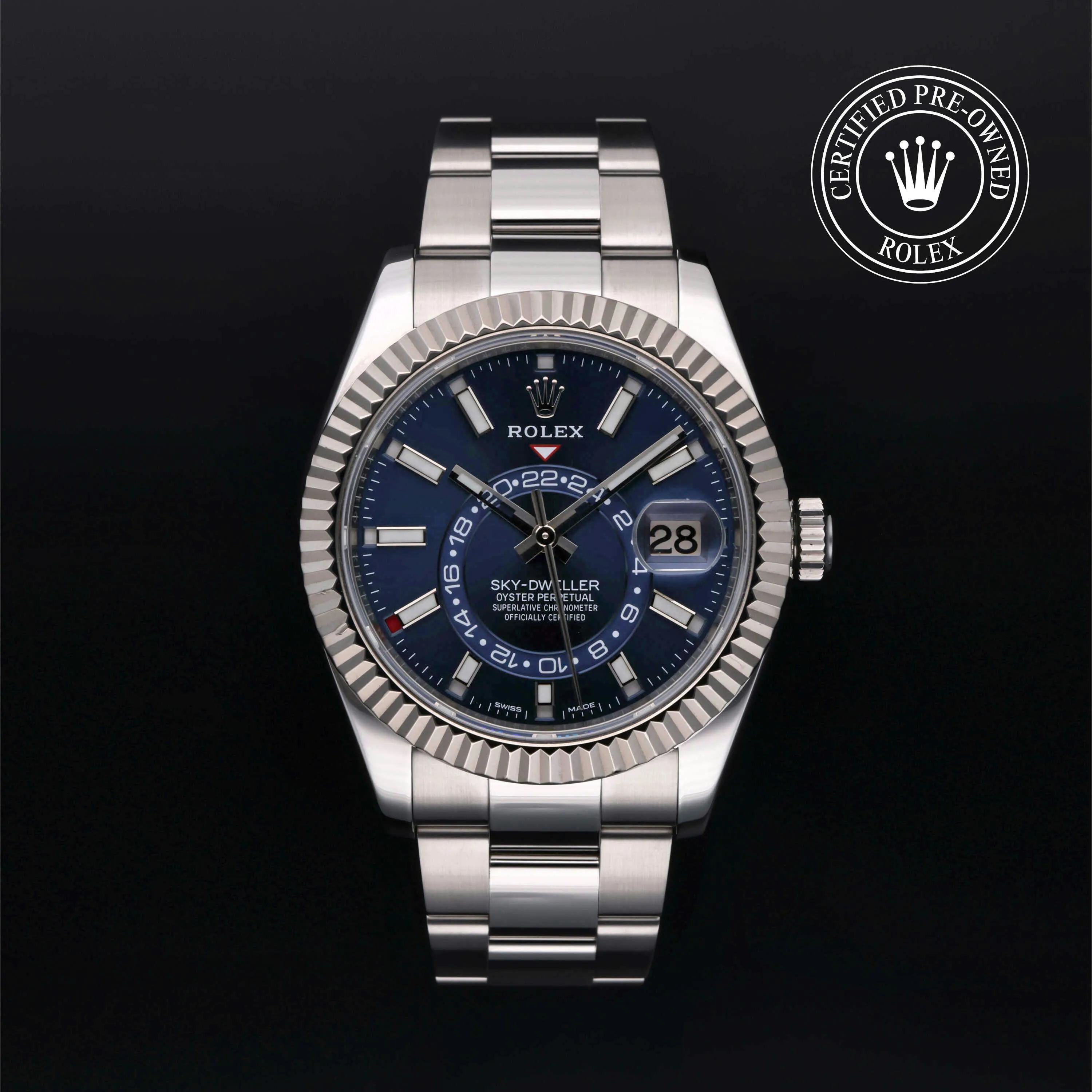 Rolex Sky-Dweller 326934-0003 42mm Stainless steel Blue