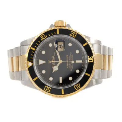 Rolex Submariner 16613 40mm Yellow gold and Stainless steel Black 5