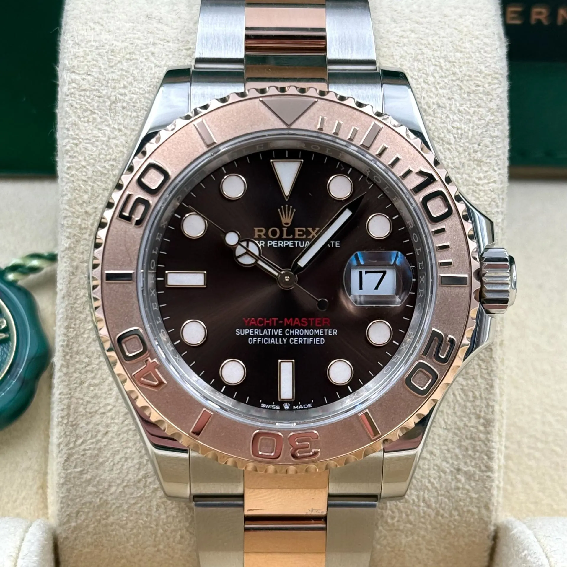 Rolex Yacht-Master 126621-0001 40mm Oystersteel and Everose gold Brown