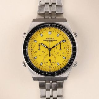 Seiko Chronograph 7A28-710A Stainless steel Yellow 1983 United