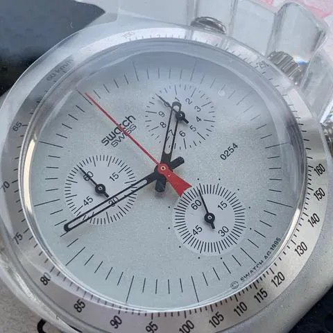 Swatch YCZ1000 40mm Aluminium Silver