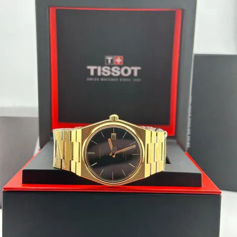 Tissot PRX Powermatic 80 T137.407.33.051.00 Yellow gold Black 12