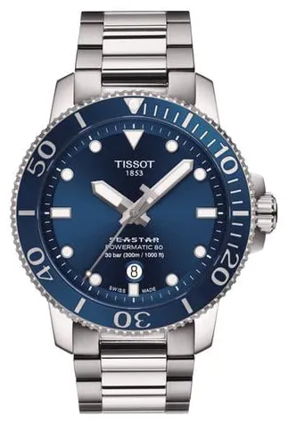 Tissot Seastar 1000 T120.407.11.041.03 43mm Stainless steel Blue