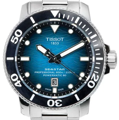 Tissot Seastar T120.607.11.041.00 46mm Stainless steel Black