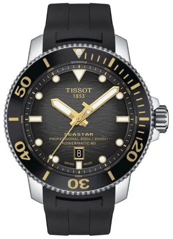 Tissot Seastar T120.607.17.441.01 46mm Stainless steel Black