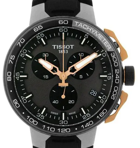 Tissot T-Race 45.5mm Stainless steel Black