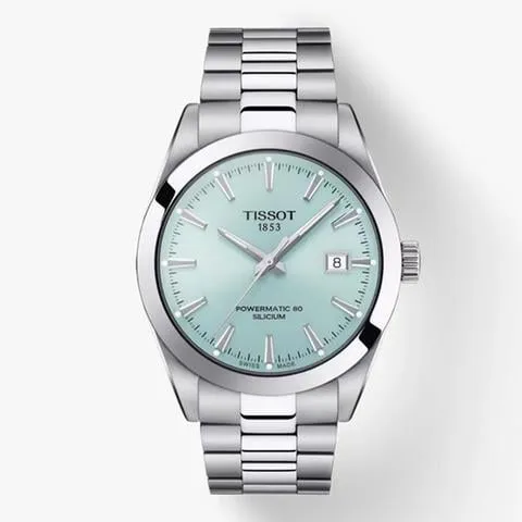 Tissot T-Classic T127.407.11.351.00 40mm Stainless steel Ice blue