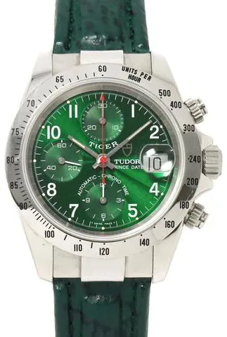 Tudor Prince Date 79280 40mm Stainless steel Green