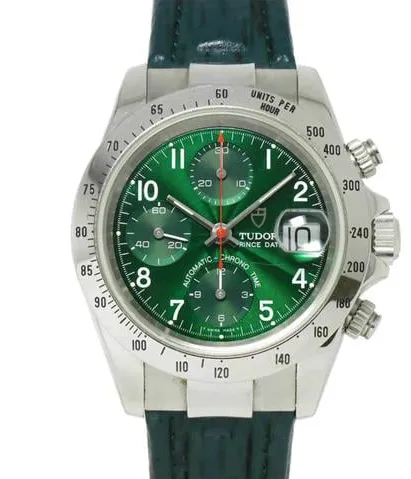 Tudor Prince Date 79280 40mm Stainless steel Green