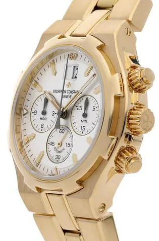 Vacheron Constantin Overseas 49140/423J-8791 40mm Yellow gold Silver 3