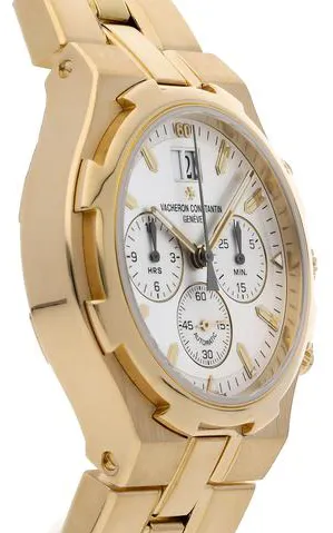 Vacheron Constantin Overseas 49140/423J-8791 40mm Yellow gold Silver 2