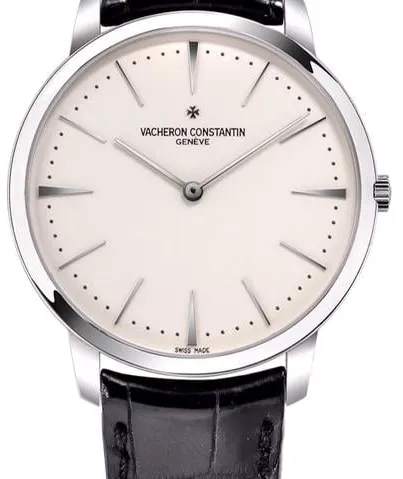 Vacheron Constantin Patrimony 81180/000G-9117 40mm White gold Silver