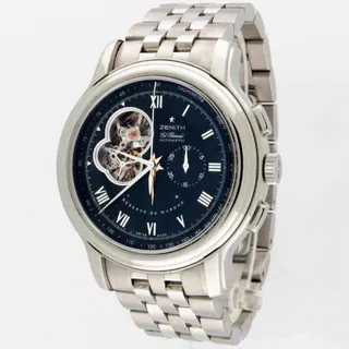 Zenith El Primero Chronomaster Open XXT 03.1260.4021 45mm Stainless steel Black