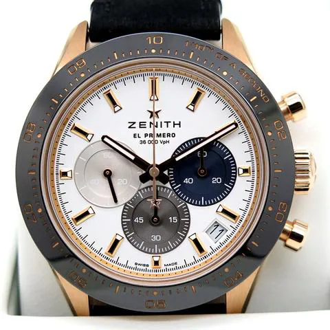 Zenith Chronomaster Sport 18.3100.3600/69.C920 41mm Rose gold White 1