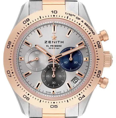 Zenith Chronomaster Sport 51.3100.3600/69.M3100 41mm Yellow gold and Stainless steel Silver 6