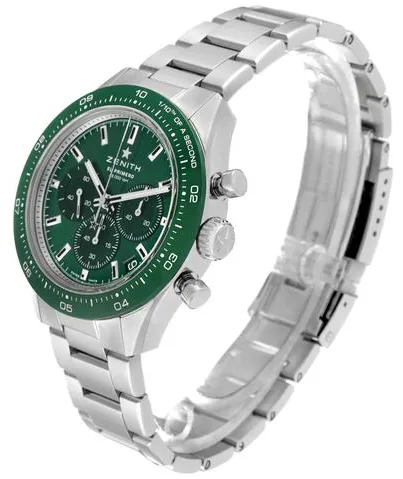 Zenith Chronomaster 03.3107.3600/56.M3100 41mm Stainless steel Green 9