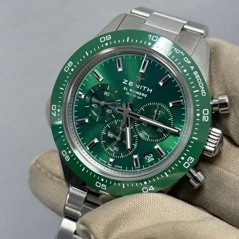 Zenith Chronomaster 03.3107.3600/56.M3100 41mm Stainless steel Green