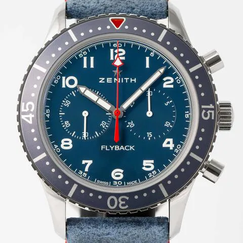 Zenith Pilot 03.2241.405/51.C915 43mm Stainless steel Blue 4