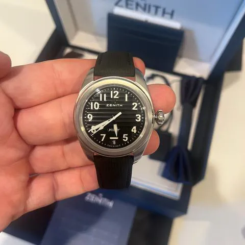 Zenith Pilot 03.4000.3620/21.I001 40mm Stainless steel Black 3