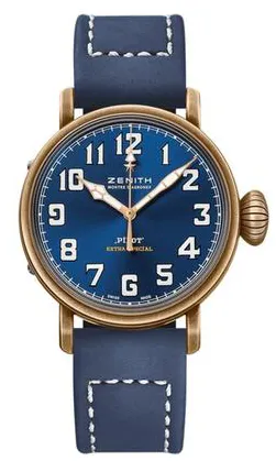 Zenith Pilot 29.2430.679/57.C808 45mm Bronze Blue