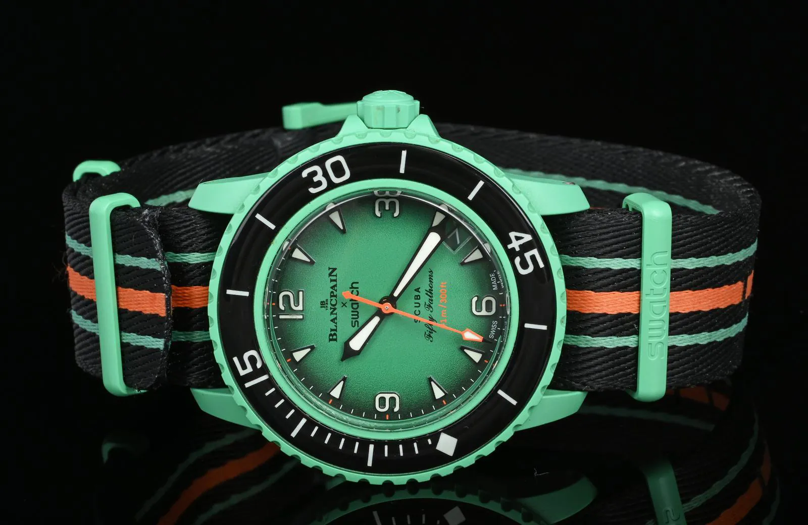 Blancpain Fifty Fathoms SO35I100 43mm Bioceramic Green 2