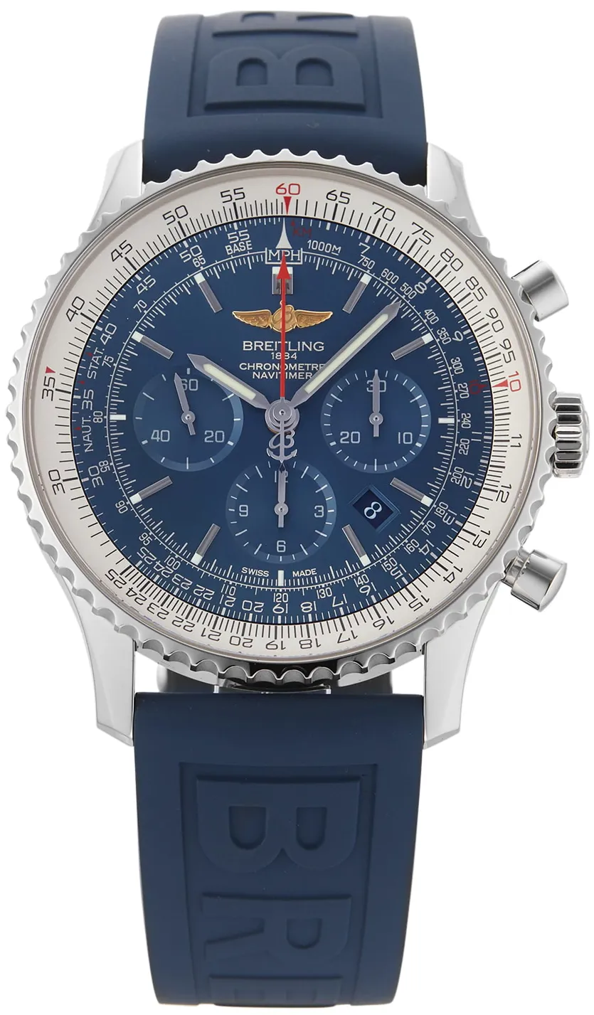 Breitling Navitimer AB012721/C889 46mm Stainless steel Blue