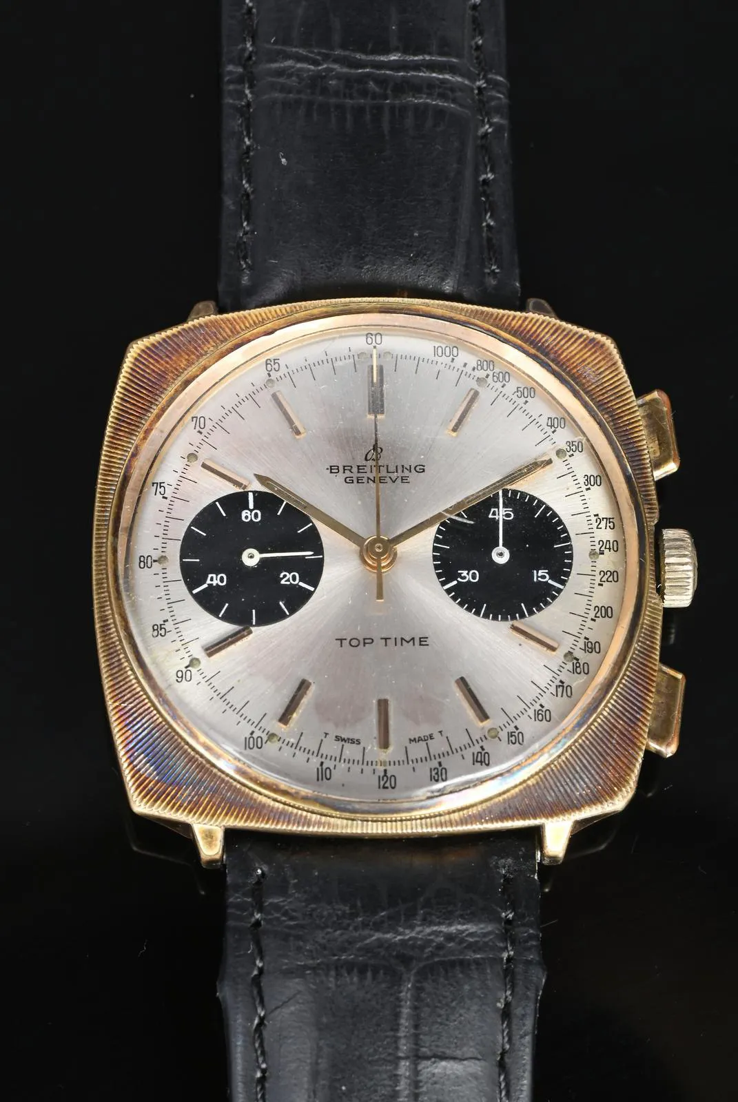Breitling Top Time Gold plated stainless steel Silver
