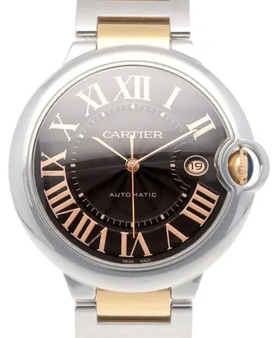 Cartier Ballon Bleu 42mm 3001 42mm Stainless steel Black