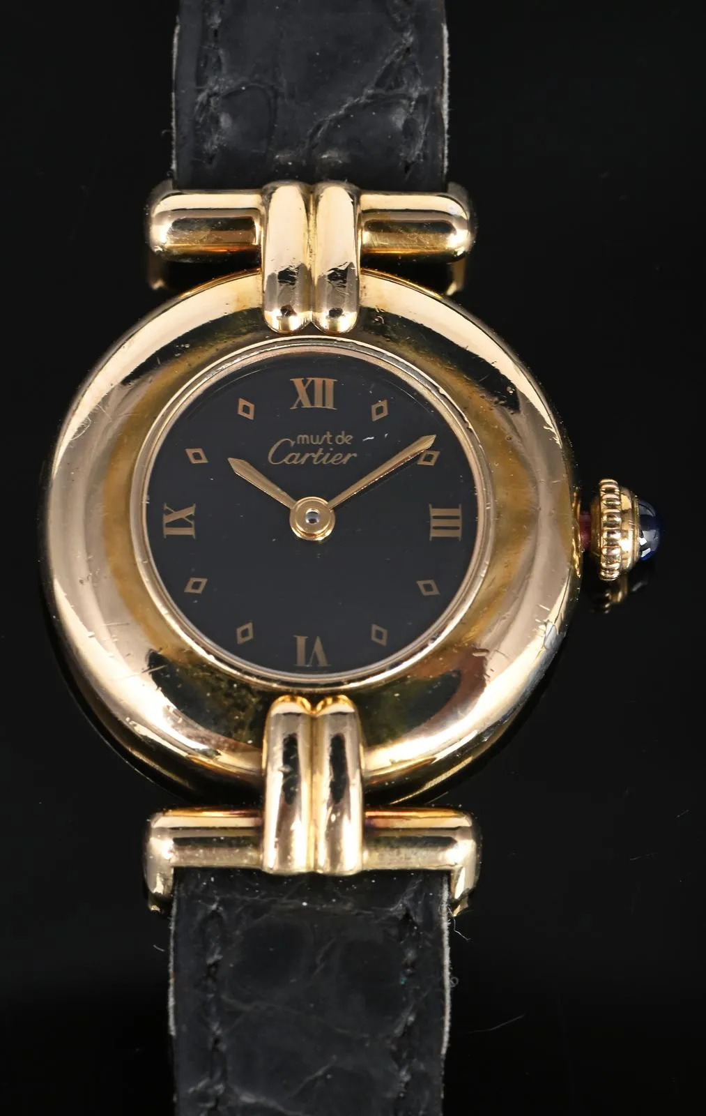 Cartier Colisee Ref. 104052 590002 Yellow gold Black