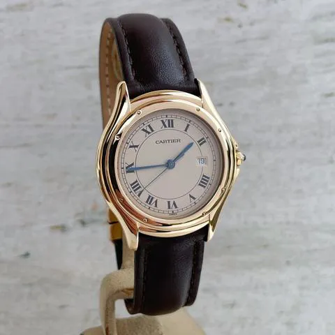 Cartier Cougar 887904 33mm Yellow gold White 5