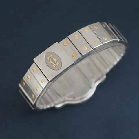 Cartier Santos 187902 30mm Yellow gold and Stainless steel White 6