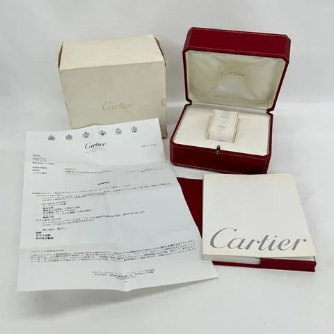 Cartier Tortue W1540351 24mm Platinum Silver 8